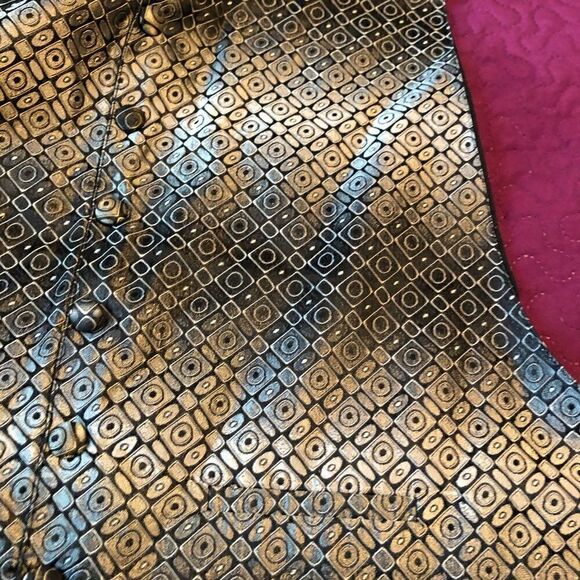 Philp Stewart tux vest -- light gray W/ a gold tone in certain lights - Picture 2 of 7